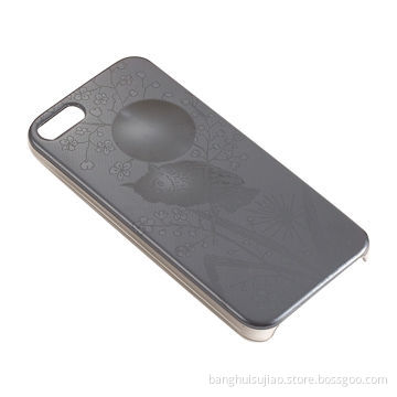 New Design Electroplating Brushed Cross Grain Mobile Phone Case for Samsung S4, with IML Technology